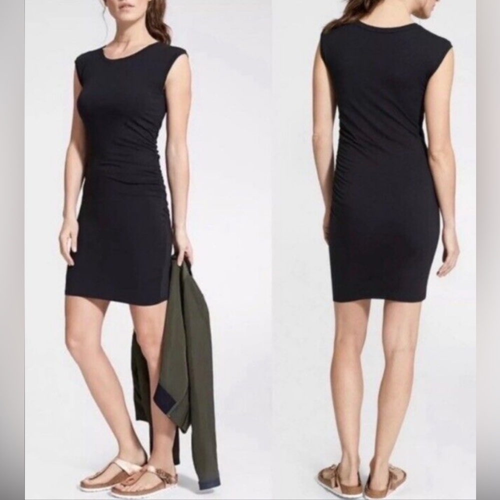 Athleta Carefree Tee Black Dress